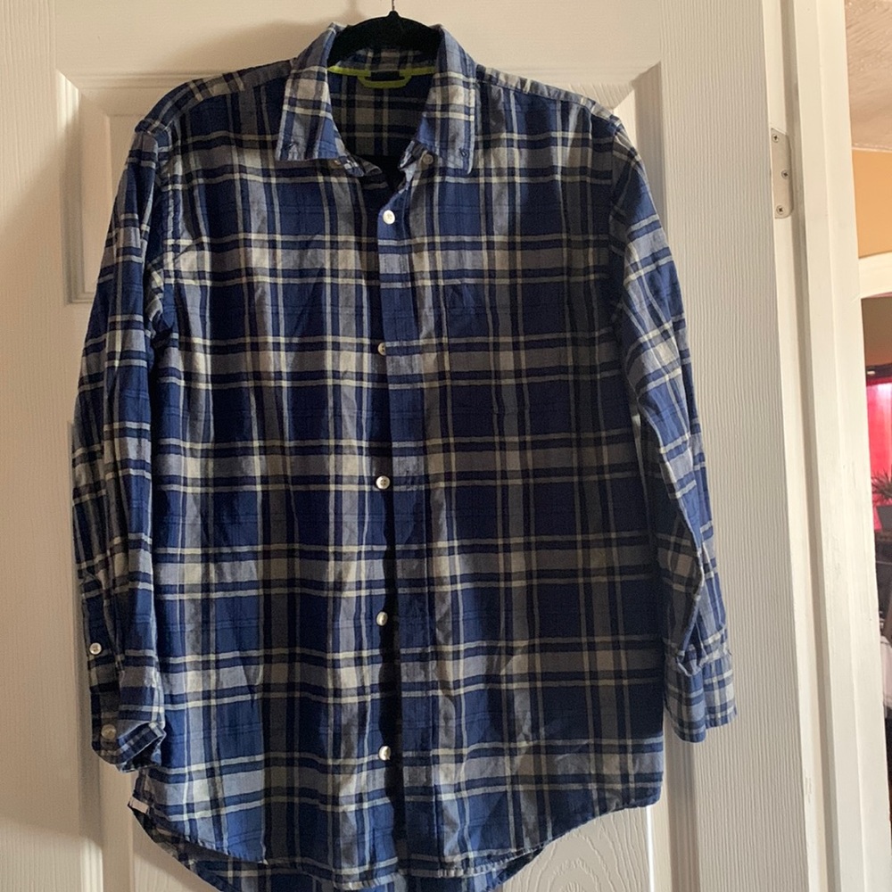 Gap Kids Plaid long sleeve shirt